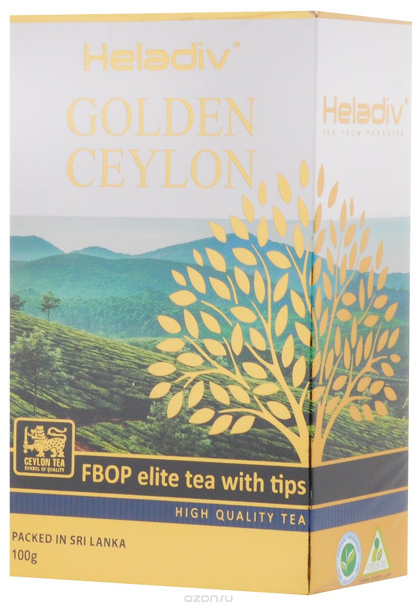 Heladiv Golden Ceylon Fbop Elit Tea With Tips   , 100 