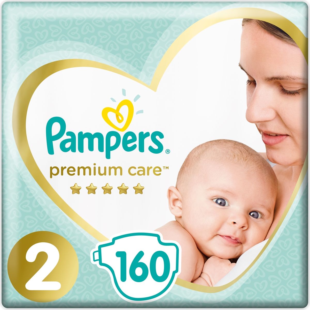 Pampers  Premium Care 4-8  ( 2) 160 