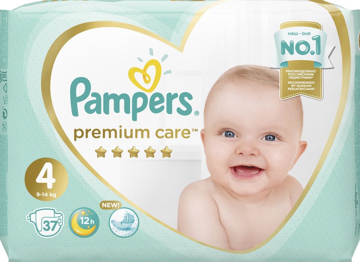 Pampers  Premium Care 9-14  ( 4) 37 