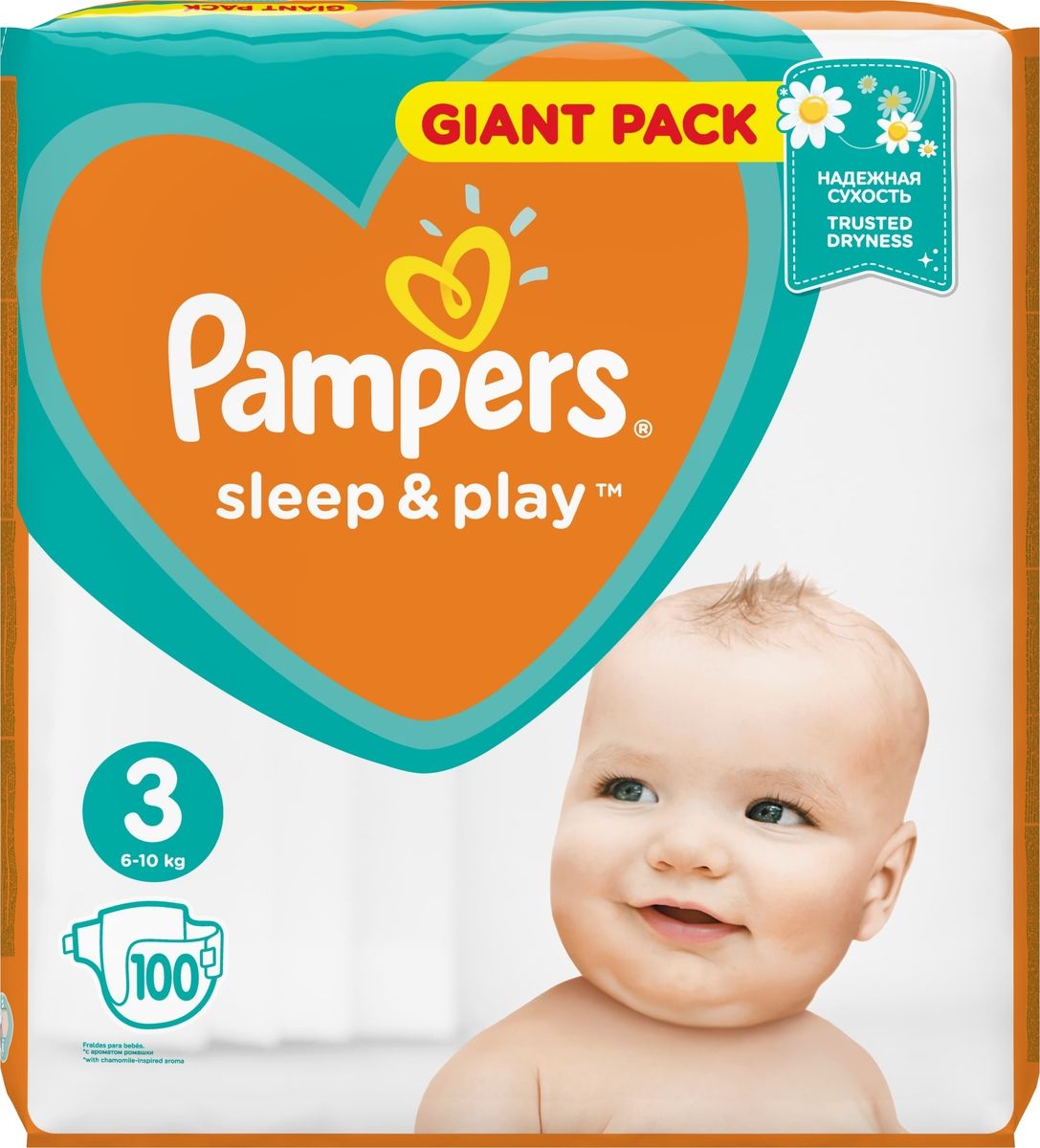 Pampers  Sleep & Play 6-10  ( 3) 100 