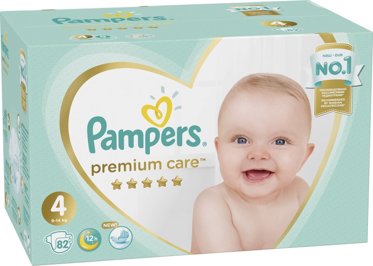 Pampers  Premium Care 9-14  ( 4) 82 