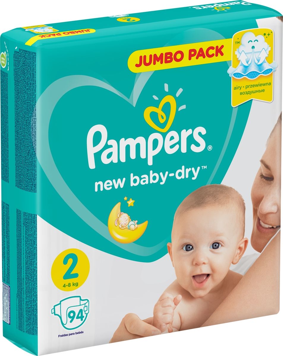 Pampers  New Baby-Dry 3-6  ( 2) 94 