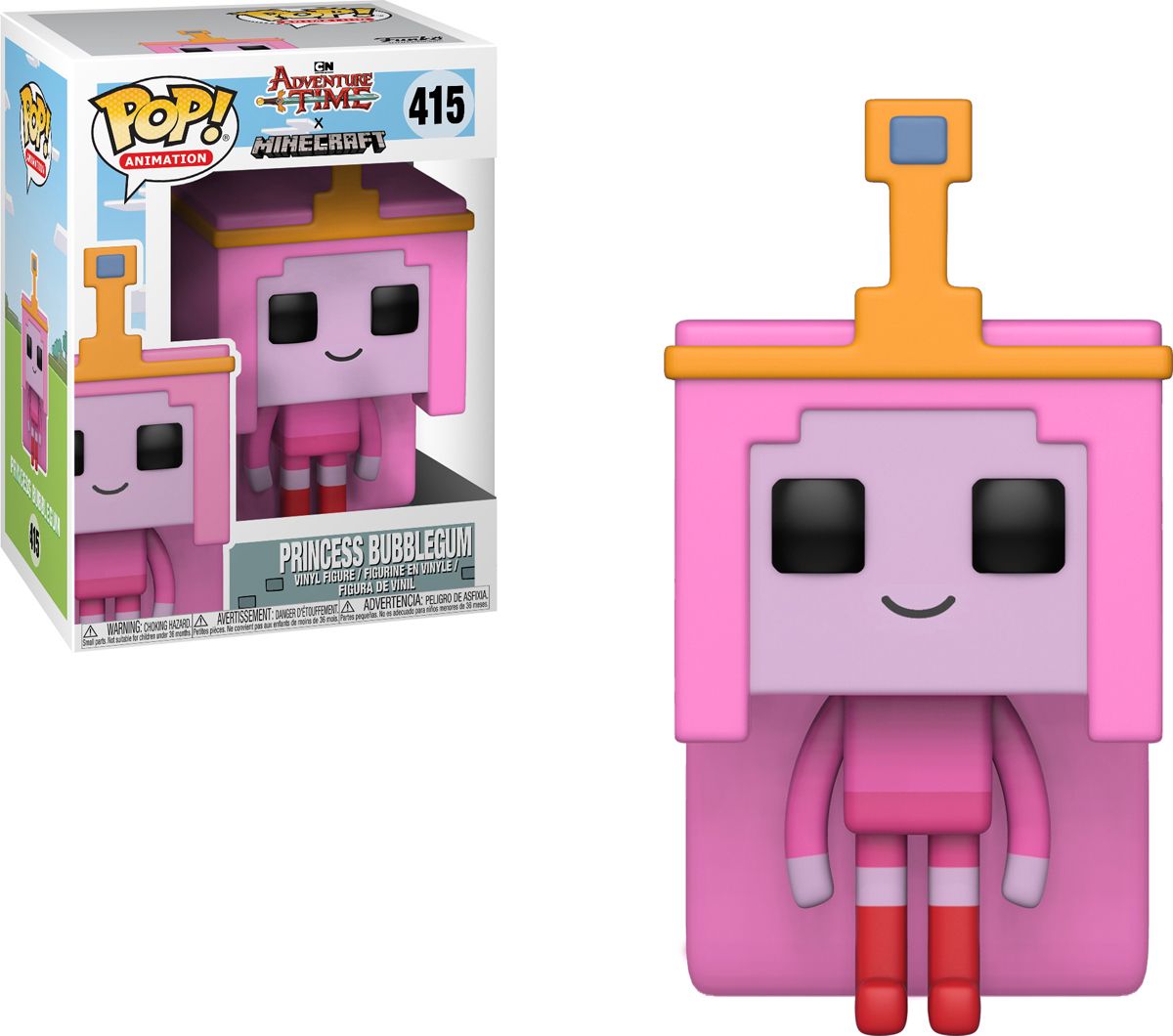  Funko POP! Vinyl: Adventure Time/Minecraft S1: Princess Bubblegum 32253