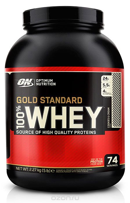  Optimum Nutrition 100% Whey Gold Standard Cookies & Cream,  , 2,27 