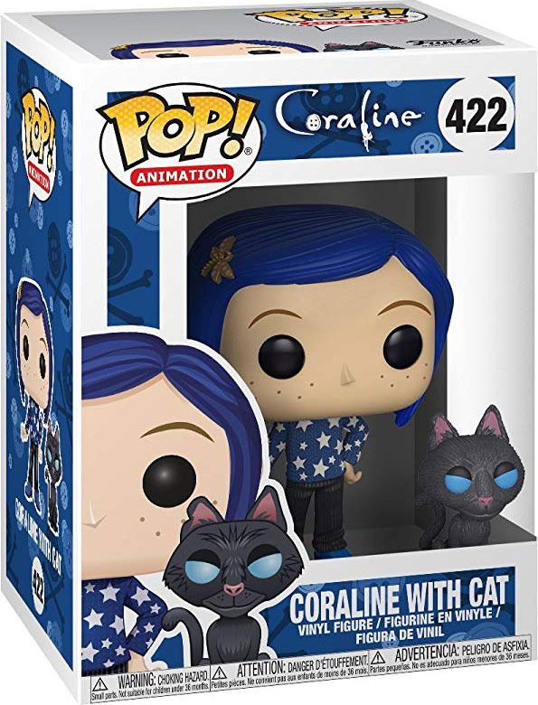  Funko POP! Vinyl: Coraline: Coraline with Cat buddy 32811